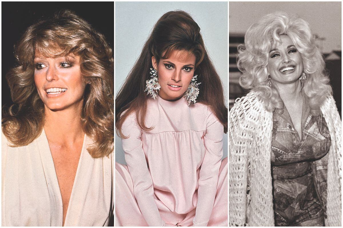 Raquel Welch, Farrah Fawcett y Dolly Parton hicieron de la laca su máxima aliada para potenciar un ‘look’ de impacto. Su auge nunca ha caído.