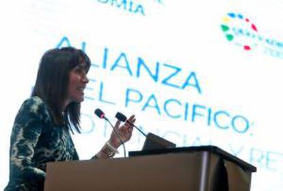 "Estamos consolidando a la Expoamazónica (que se celebrará en julio) como la primera feria regional con proyección internacional, a fin de convertirla en una gran plataforma para que las pymes", señaló en un comunicado la ministra peruana de Comercio Exterior y Turismo, Magali Silva (imagen). EFE/Archivo