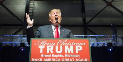 El candidato republicano estadounidense Donald Trump.