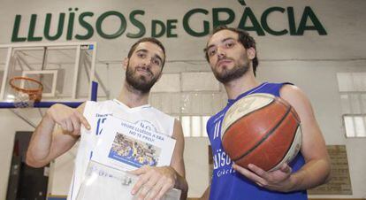 Jordi Rofes y Roger Morris, los dos capitanes del equipo.