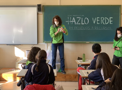 'Hazlo Verde' ya ha sensibilizado a más de 600.000 jóvenes. En la sexta edición, bajo el lema De residuos a recursos, participaron 117.486 alumnos, un 11,99% más que el año anterior.