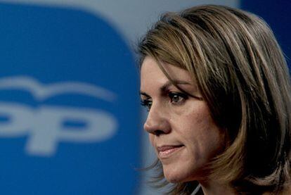 La secretaria general del PP, María Dolores de Cospedal, ha analizado, tras la reunión de la Ejecutiva Nacional, el paso dado por la izquierda <i>abertzale</i>.