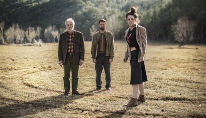 Miquel Gelabert, Pau Roca y Vicky Luengo, protagonistas de 'Història'