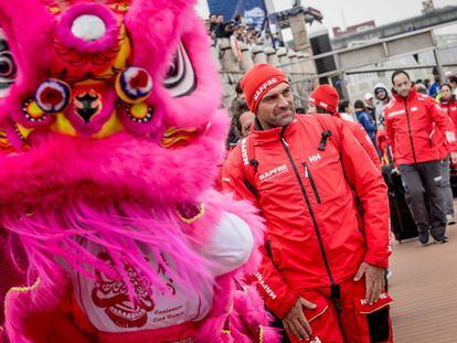 Xabi Fern&aacute;ndez, en Hong Kong.