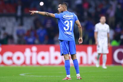 Orbelín Pineda, during a match with Cruz Azul.