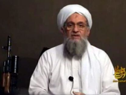 El l&iacute;der de Al Qaeda, Ayman al-Zawahiri.