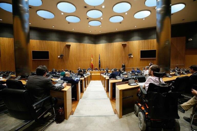 Sesión constitutiva de la Comisión para la Reconstrucción Social y Económica de España tras el coronavirus, el pasado mayo.