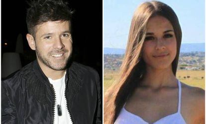 El cantante Pablo López y Claudia Nieto.