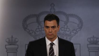 Pedro S&aacute;nchez, el pasado 28 de julio en La Moncloa.