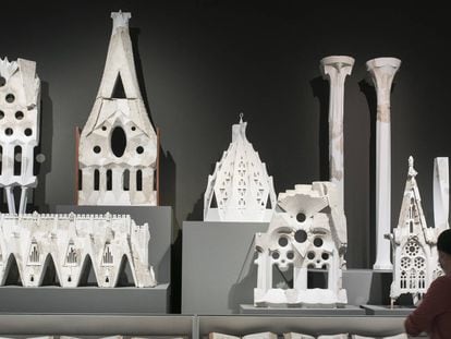 Vista de la exposición de Antoni Gaudí. 