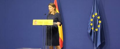 La ministra de Trabajo y Economía Social, Yolanda Díaz