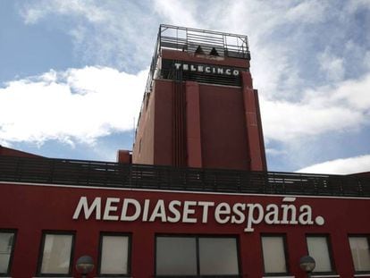 Sede de Mediaset España, en Madrid.
