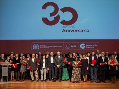 Acto de conmemoración del 30 aniversario de la AECID el pasado 20 de noviembre en Madrid.
