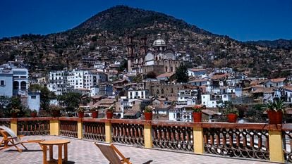 Vista de la ciudad de Taxco, en Guerrero.