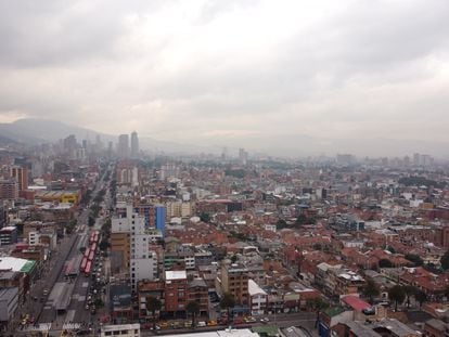 Vista panorámica de la ciudad de Bogotá, el 1 de marzo de 2023.