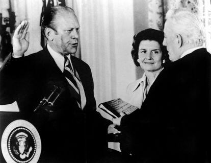 Betty Ford, la esposa de Gerald Ford, solía utilizar colores fuertes.