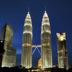 Las torres Petronas de Kuala Lumpur. 