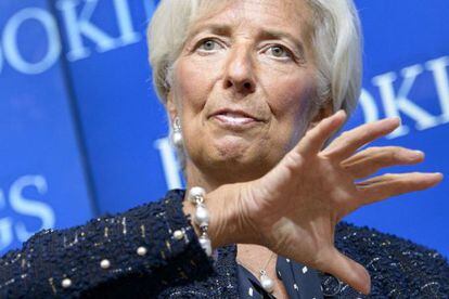 La directora gerent del Fons Monetari Internacional, Christine Lagarde, en una imatge d'aquest mes.