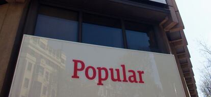 Sede operativa de Banco Popular en la madrileña calle de Goya