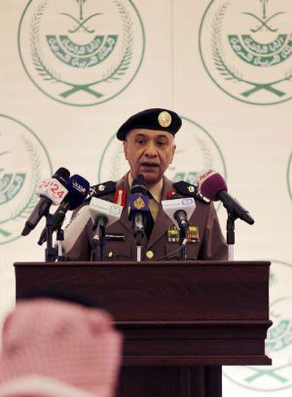 El general Al Turki, portavoz de Interior saudí, el pasado abril.