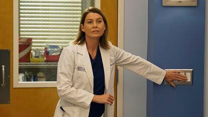 Ellen Pompeo (Meredith Grey) en un fotograma de ‘Anatomía de Grey’.