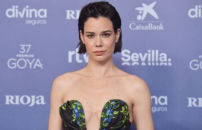 Laia Costa, ganadora del Goya a mejor actriz por 'Cinco lobitos'.