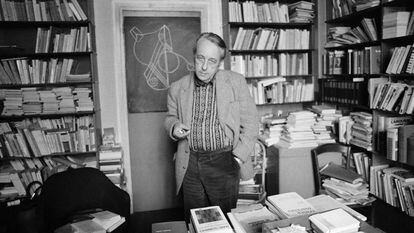 Louis Althusser, en su casa de París en 1978.