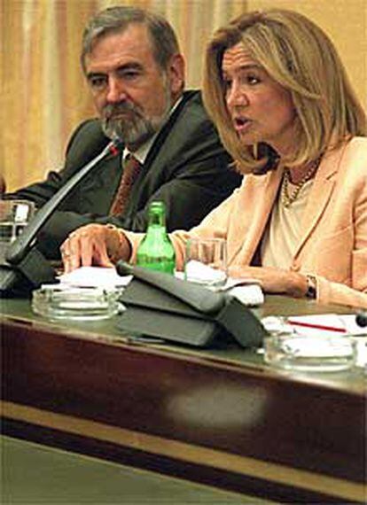 Pilar Valiente, en una intervención ante el Congreso.