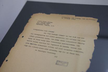 Los documentos que se exponen son facsímiles. Los originales pertenecen al Archivo Einstein.