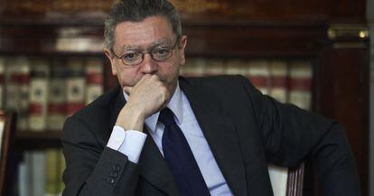 El ministro de Justicia, Alberto Ruiz-Gallardón.