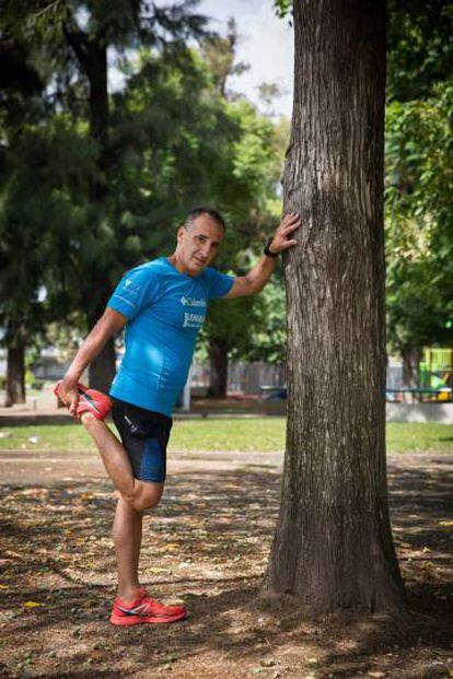 Gutierrez entrenando en Buenos Aires poco antes de que se declarase la cuarentena en la capital argentina por el coronavirus.
