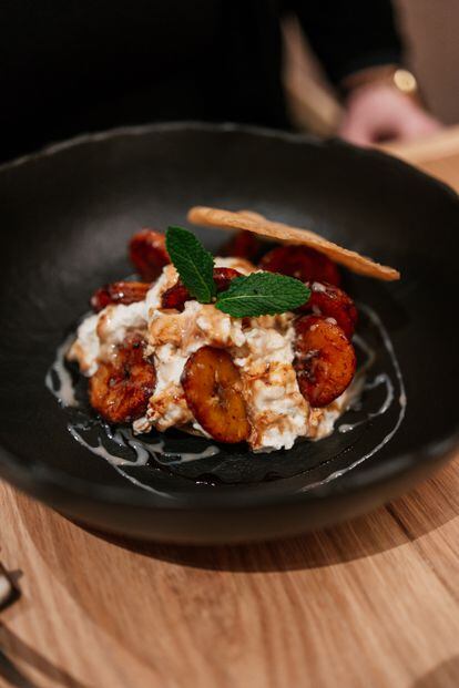 Veracruz-style fried plantains, from El Bajío.  Image provided by the restaurant. 