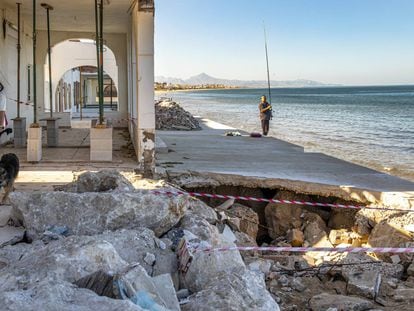 Recorrido en imágenes por el estado de las playas tras el azote de Gloria