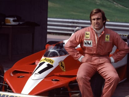 Carlos Reutemann, durante su paso por Ferrari. El piloto argentino corrió en la Fórmula 1 entre 1972 y 1982 y fue subcampeón en 1981.