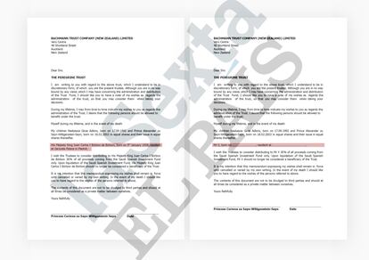 Documentos de Peregrine Trust. EL PAÍS / LA SEXTA / AQUÍ