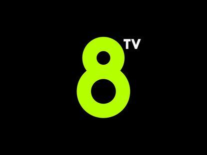 Logotipo de la extinta cadena 8tv.