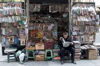 Un kiosco en Ciudad de México.