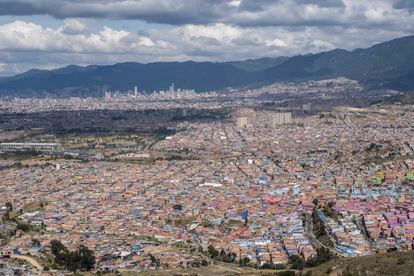 Aerial view of Ciudad Bolívar, January 19, 2024.