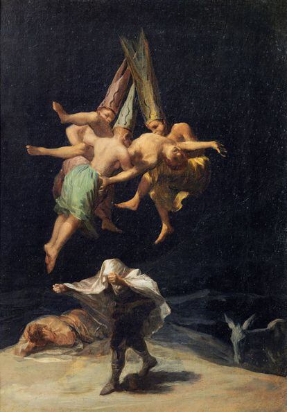 &#039;Vuelo de brujas&#039;, 1797/98, Francisco de Goya