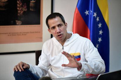 Juan Guaidó, en Caracas el pasado 6 de diciembre.