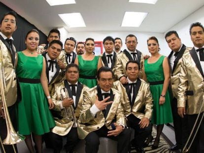 La banda mexicana Los Ángeles Azules.