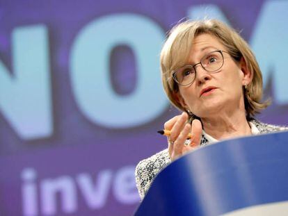 La comisaria europea de Unión del Mercado de Capitales, Mairead McGuinness