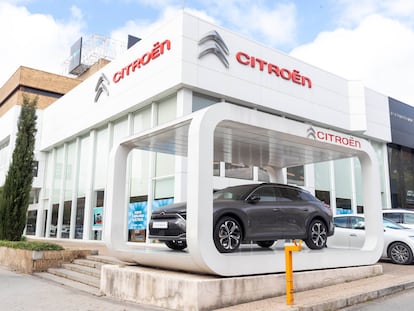 Un concesionario de la marca Citroën.