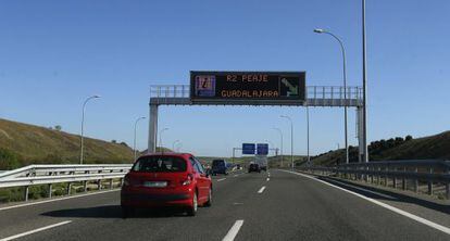 Vista de la autopista de peaje R-2.