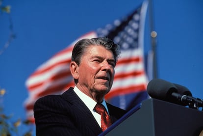 El 40º presidente de los Estados Unidos, Ronald Reagan.