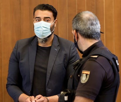 Juan Paulo Giménez, miembro del clan los Morones durante el juicio.