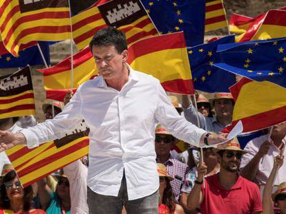 Manuel Valls participa en el acto de la Plataforma España Ciudadana en Palma de Mallorca. 