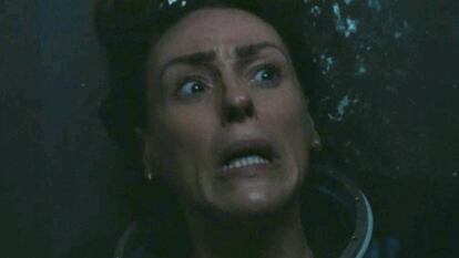 La detective Amy Silva (Suranne Jones) en un momento especialmente angustioso del último capítulo.