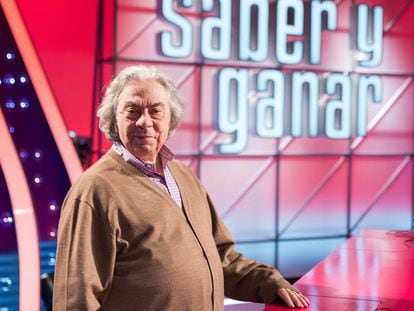 El creador y realizador de programas de televisión Sergi Schaaff, en el plató de 'Saber y ganar'.