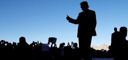 Donald Trump, el martes en un m&iacute;tin en Grand Junction (Colorado).